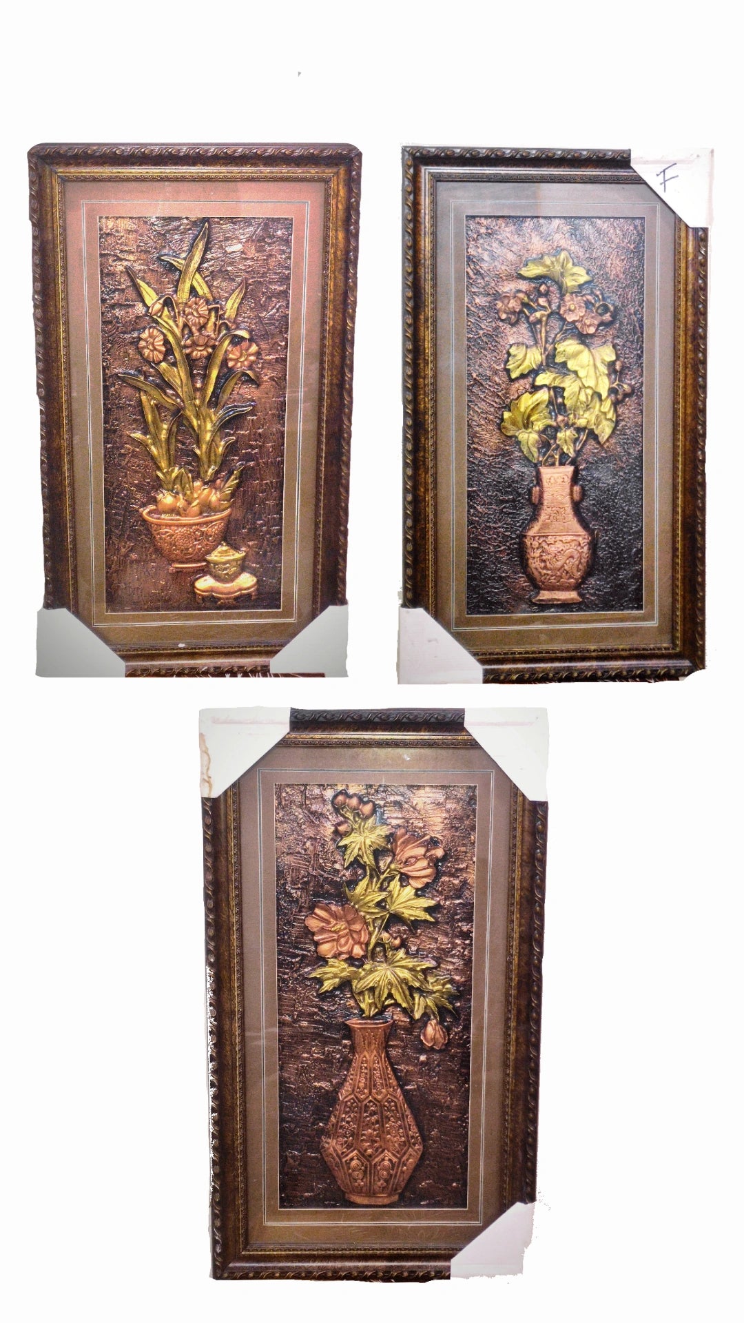 3 Sets of wall decor medium size